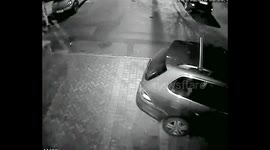 Men Checking Car Doors on Finlay Road Gloucester.