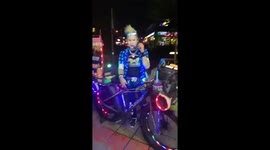 Wacky Street Food Seller In Bangkok