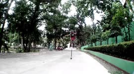 Scooter Bar Ride Trick