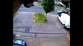 Bike Accident on Finlay Road Gloucester UK