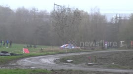 perfect drifting with ford escort rallycar