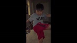 Mysterious orbs appear while my child is doing karate moves