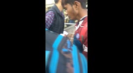Beggar On Indian Street