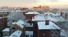 Snowy November Sunrise-Lapse in Portland, Maine