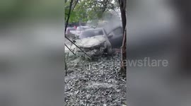 Man plunges car into bus stop killing seven in southern China