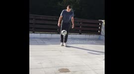 Freestyle football skills!