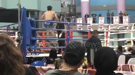Muay Thai MMA fighter gets knockout punch in just 10 seconds