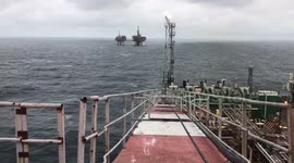 North Sea Rig Offshore