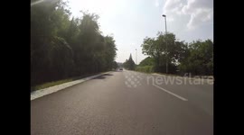 driving a motorcycle record from the engine