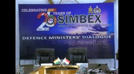poster of Silver Jubilee Commemoration Ceremony  25th edition of SIMBEX 2018