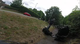 Leeds man thrown from mobility scooter after hitting pothole helped by Good Samaritan