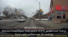 Ford Focus Driver Pulled Over For Texting