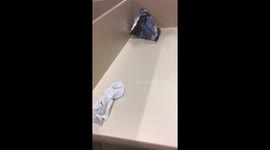 Schools clogged with rubbish. School computer room littered with rubbish.