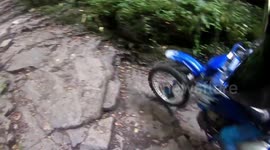 GoPro Motorcycle Trail Riding on Green Roads