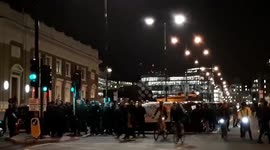 Black cab protest blocks London Bridge