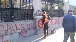 Dozens arrested + London bridges blocked during 'Rebellion Day'