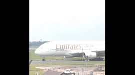 A380 Emirates Close Up View