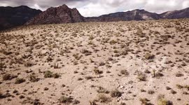 Drone footage of Red Rock Canyon near Las Vegas
