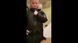 Puppy surprise! Lad gets a puppy, dad and lad