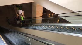 The Art of Acrobatics. Our new jokes on the escalator