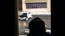 Police Cars Stunt Drifts