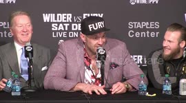 Tyson Fury makes the press sing 'American Pie' after thrilling draw with Deontay Wilder