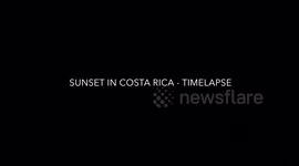 Sunset in Costa Rica Beach