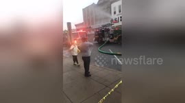 At least one hurt in apartment fire in Pennsylvania county