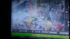 Drunken man rams his New Maruti baleno car into grocery store In Delhi’s Ganesh Nagar area injuring one women (VIDEO)