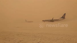 Dust storms blanket China’s northwest in ‘yellow snow’