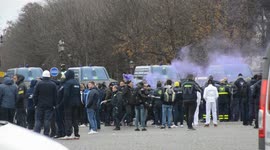 French paramedics block traffic in Paris during demonstration against reforms