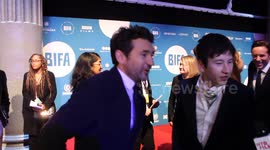 Bart Layton and Barry Keoghan at British Independent Film Awards