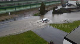 Flash floods strike central Germany