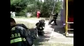 entrenamiento bomberos