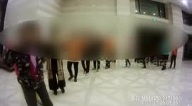 Chinese 'dancing aunties' take over hotel lobby to avoid smog