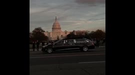 George HW Bush's casket arrives at US Capitol