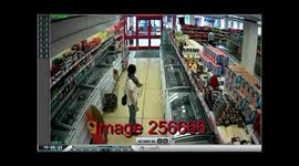 Pickpocket caught on film stealing from OAP in busy shop