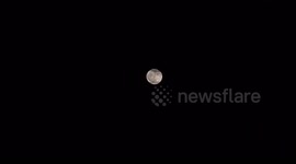 Time-lapse of Moon Rising