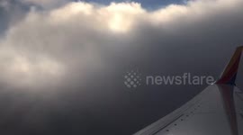 Time-lapse of Plane Flying and Landing