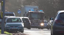 OLD Scania Fire Engine Responding - Classic Sirens