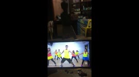 when he is more good than the back up dancers