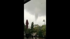 hurricane bogor province, indonesia