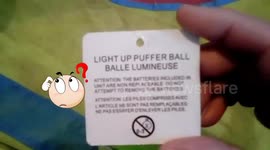 Light Up Puffer Ball