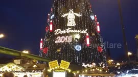 One of the largest Christmas trees in Europe