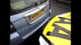 Neighbours blocked car in deliberately then tried to strike phone