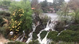 Flooding and mudslides as heavy rains hit parts of Southern California