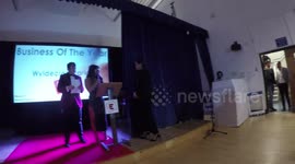 Danniella Westbrook hands out an award at the Essex TV Awards