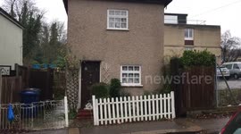 Scene at Bells Hill in Barnet