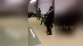 91-year-old grandma challenges her grandsons to a dance fight and wins!