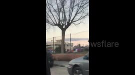Two dead after small plane crashes into petrol station in Catalonia, Spain